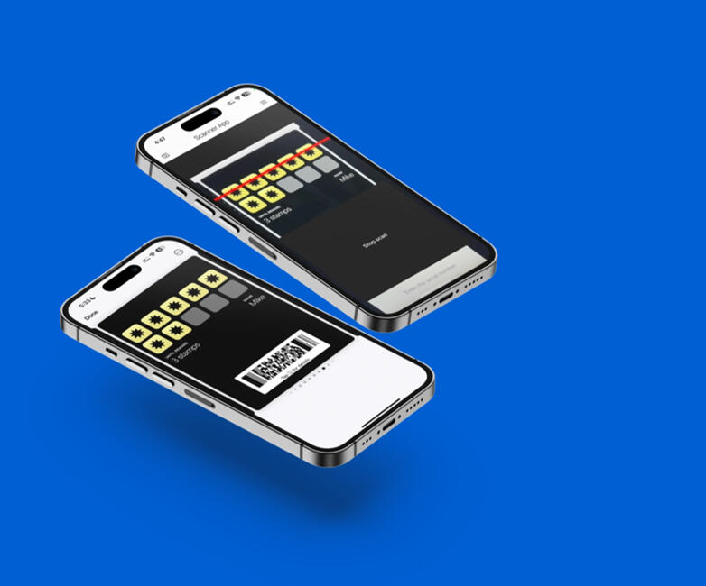 Two Phones Scanning Work Flow